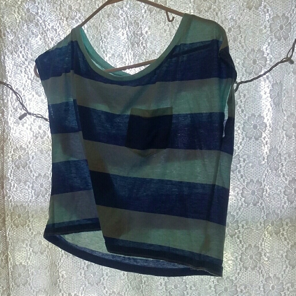 Striped Crop Top